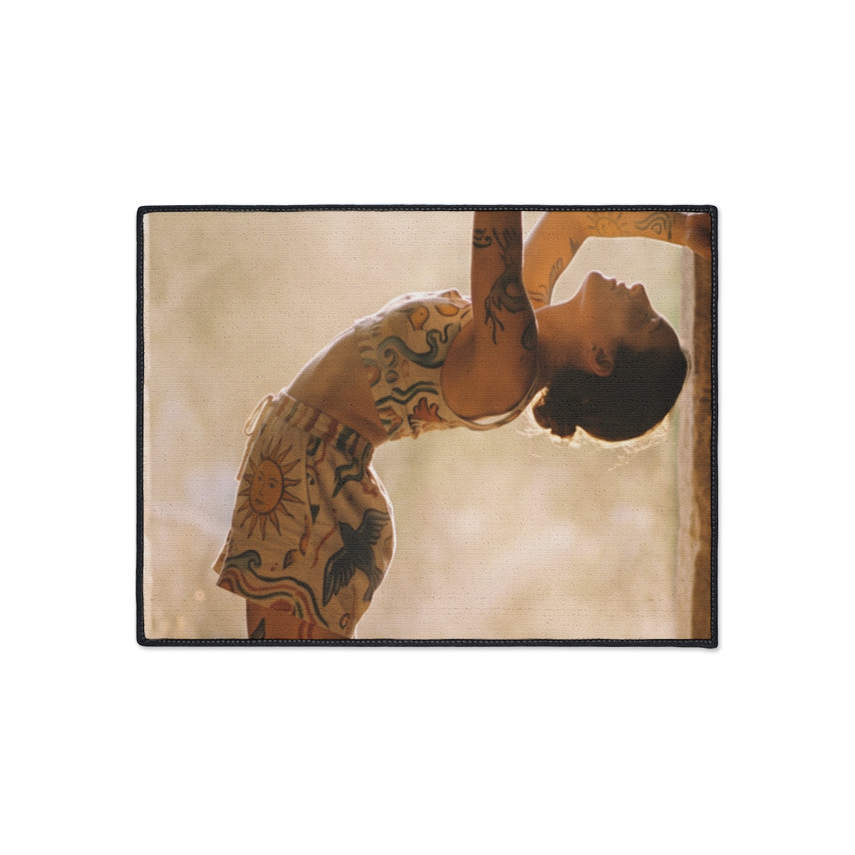 Heavy Duty Floor Mat - Solstice Ritual Golden Hour Art |...