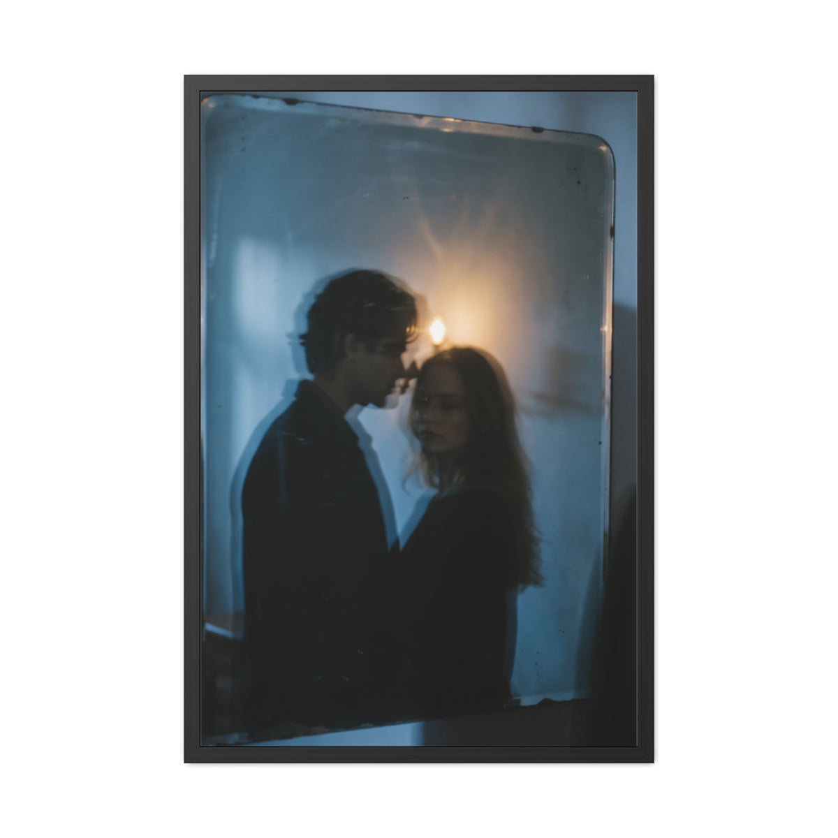 Midnight Reflections Framed Poster - Dark Academia Art... |...