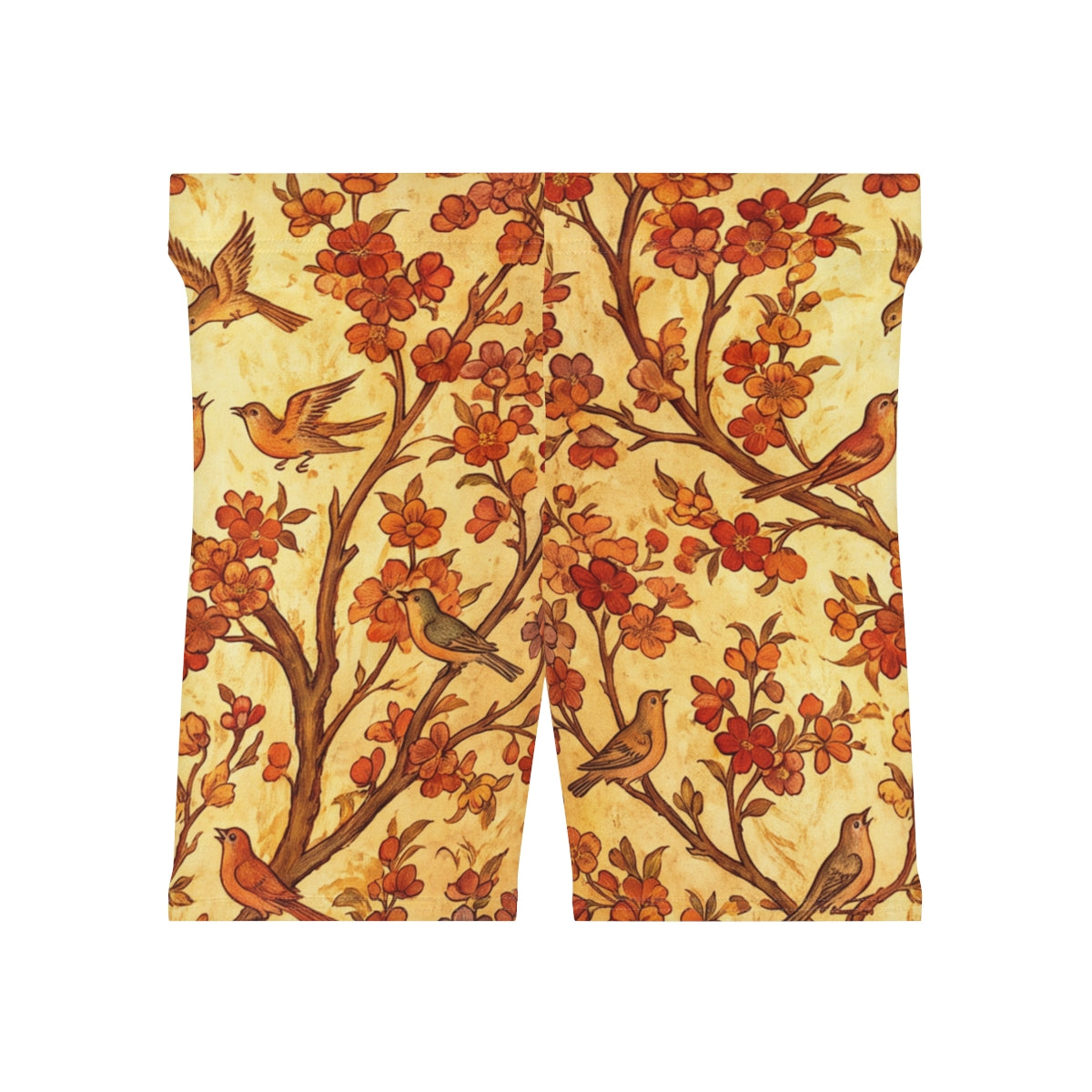 Women's Biker Shorts with Tree of Life Birds