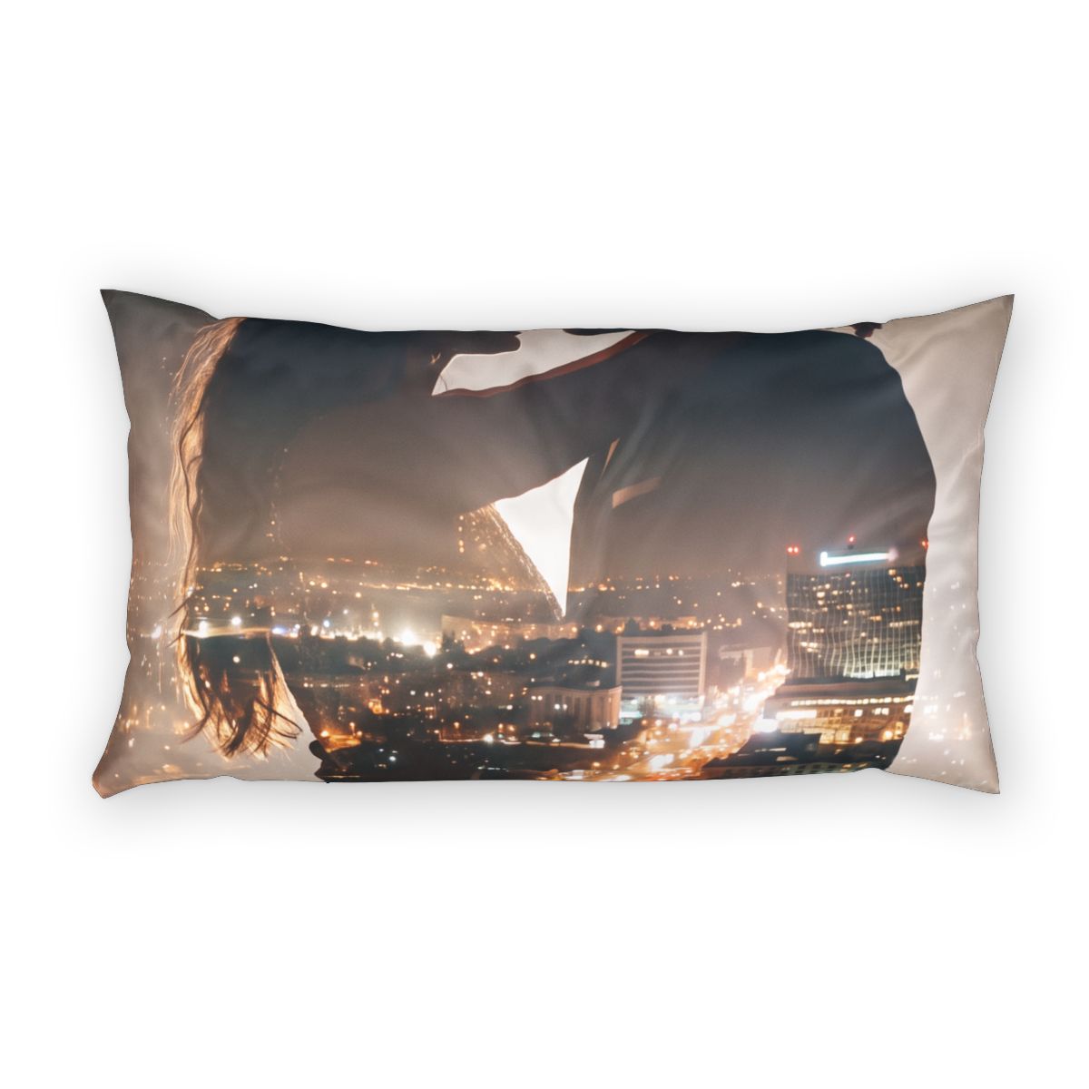 Cotton Pillow Sham - Metropolitan Romance | Echovira Gallery