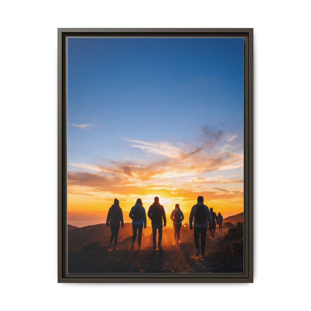 Matte Canvas, Framed - Epic Dawn Trek
