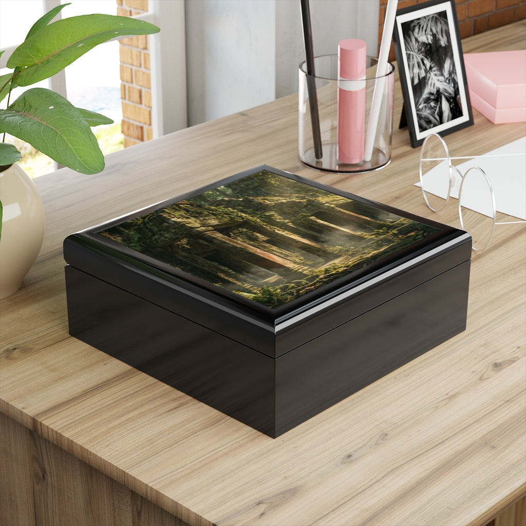 Jewelry Box - Ancient Sanctuary Keepsake | Echovira Gallery