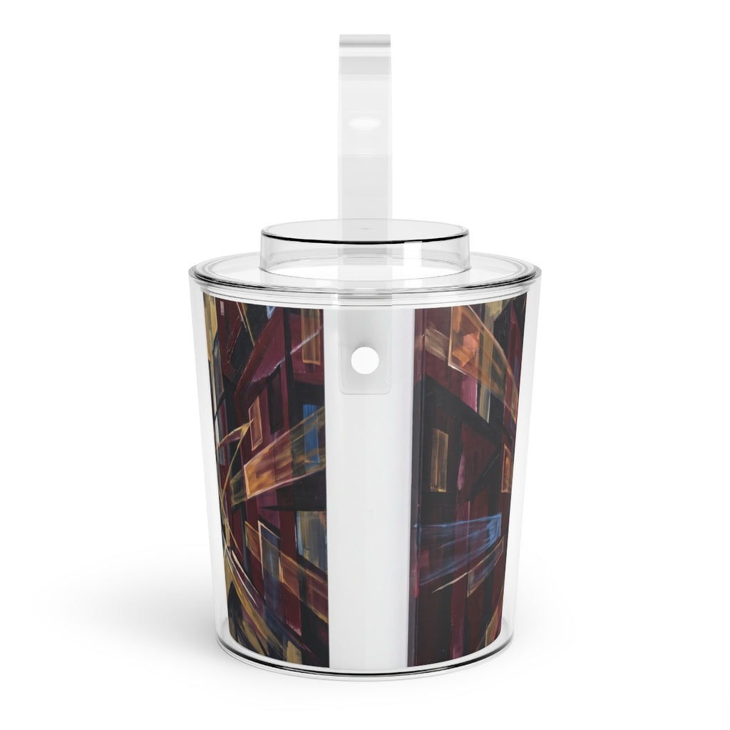 Ice Bucket with Tongs - Urban Bar | Echovira Gallery