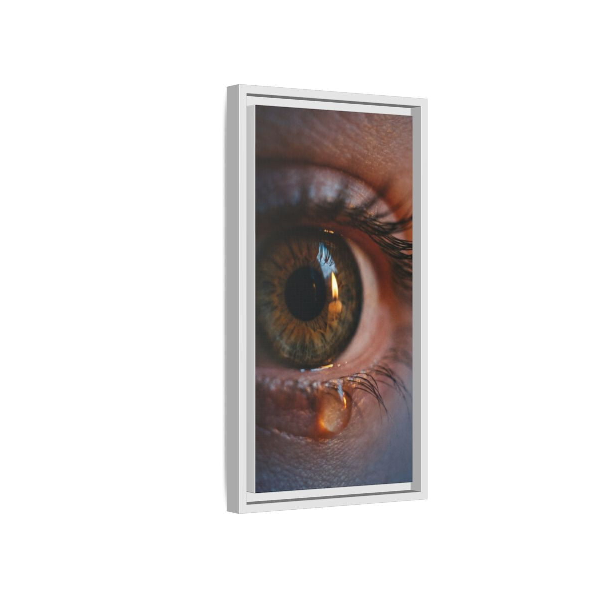 Matte Canvas, Framed - Luminous Tear