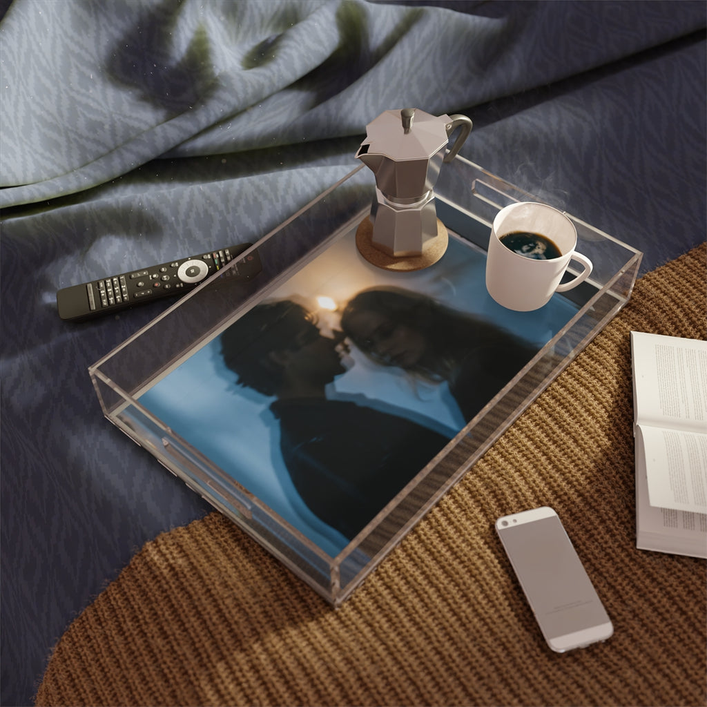 Midnight Glow Acrylic Serving Tray - Cozy Hospitality |...