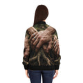Women's Bomber Jacket with Forest Root Art