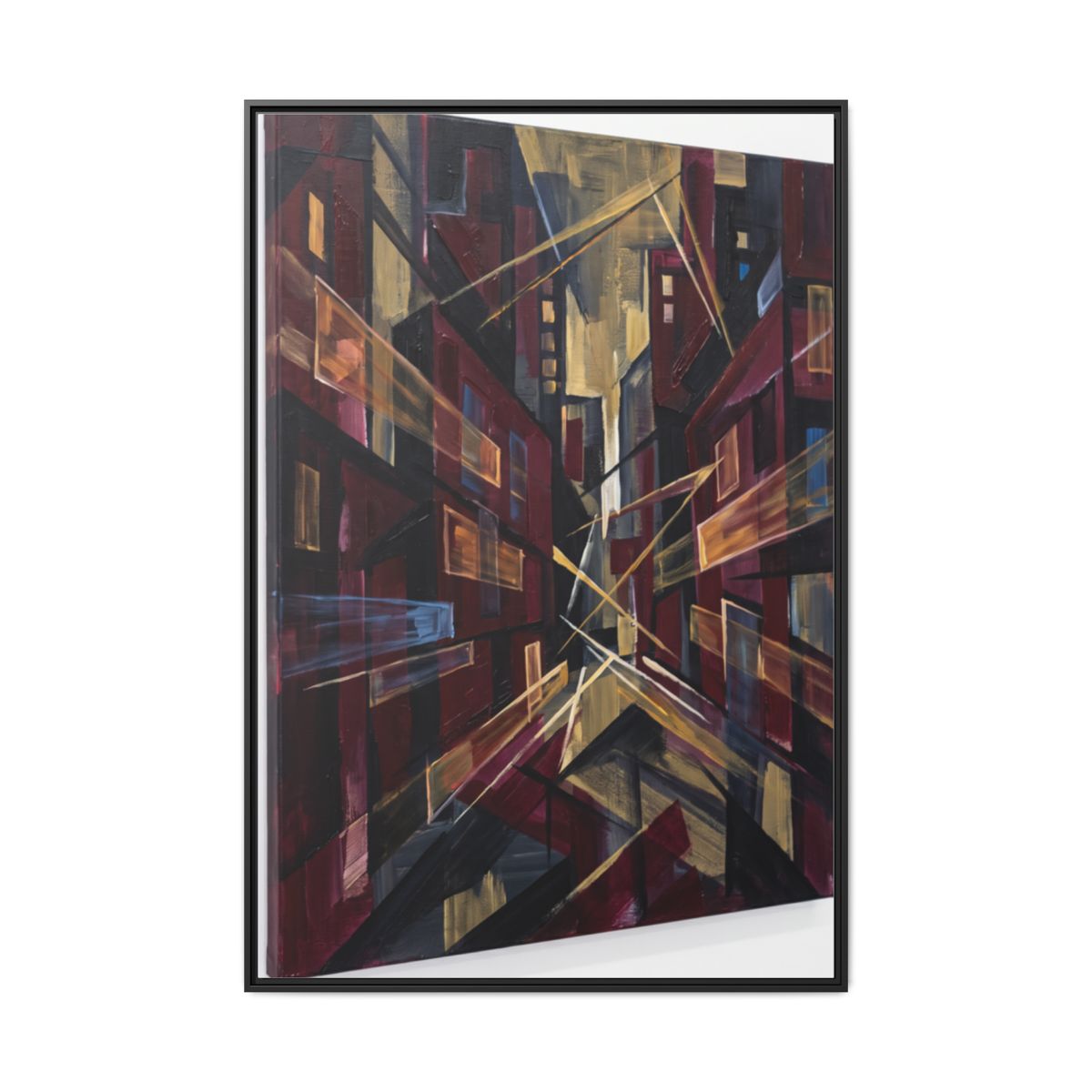 Framed Matte Canvas - Urban Perspective (8×10, 9×12, 11×14...