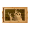Golden Hour Bamboo Tray - Custom Wood Detail | Echovira...