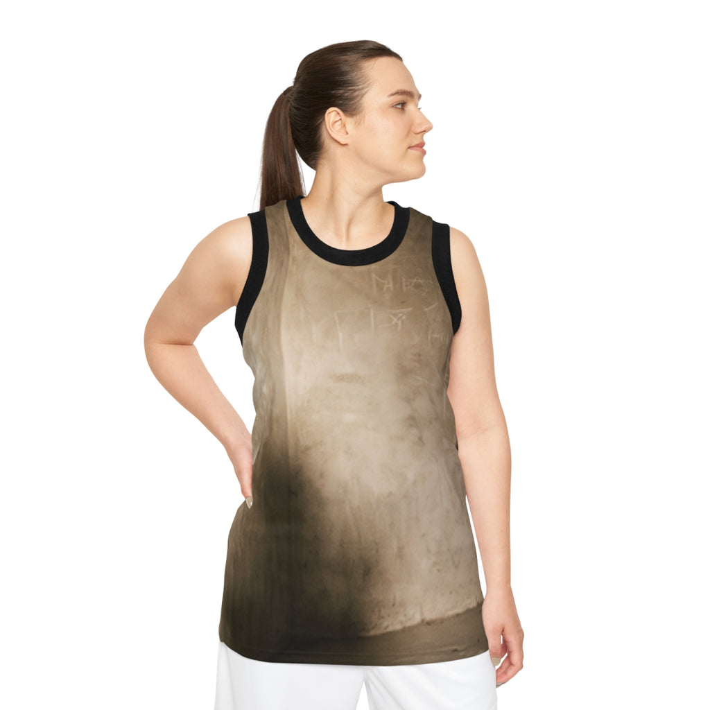 Unisex Basketball Jersey - Shadows of the Citadel moody... |...
