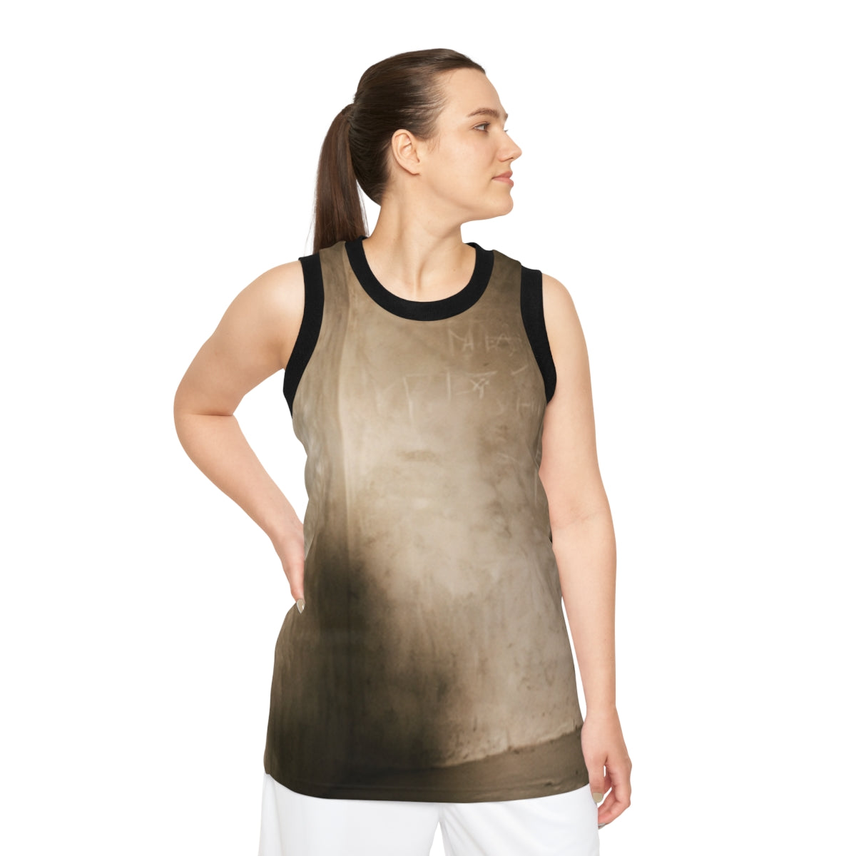 Unisex Basketball Jersey - Shadows of the Citadel moody... |...
