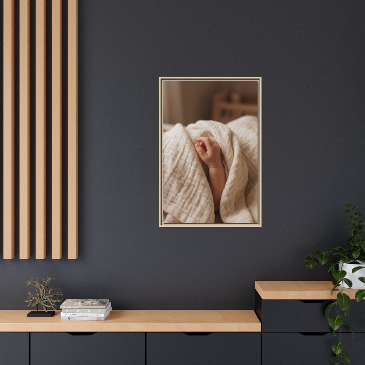 Framed Matte Canvas - Gentle Focal Point