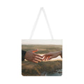Shoulder Tote Bag - The Infinite Touch | Ethereal Coastal......