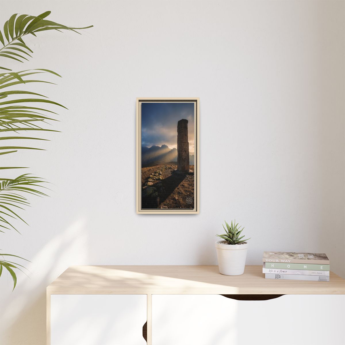 Matte Canvas, Framed - Mystic Monolith Ancient Persian... |...