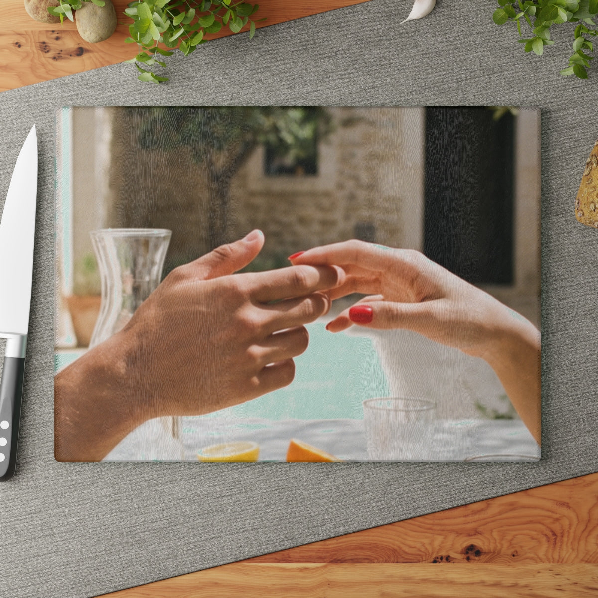 Glass Cutting Board - Citrus Slicing Station | Echovira...