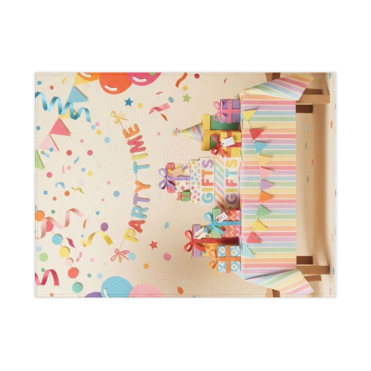 Toddler Blanket - Party Snuggle Cover | Echovira Gallery