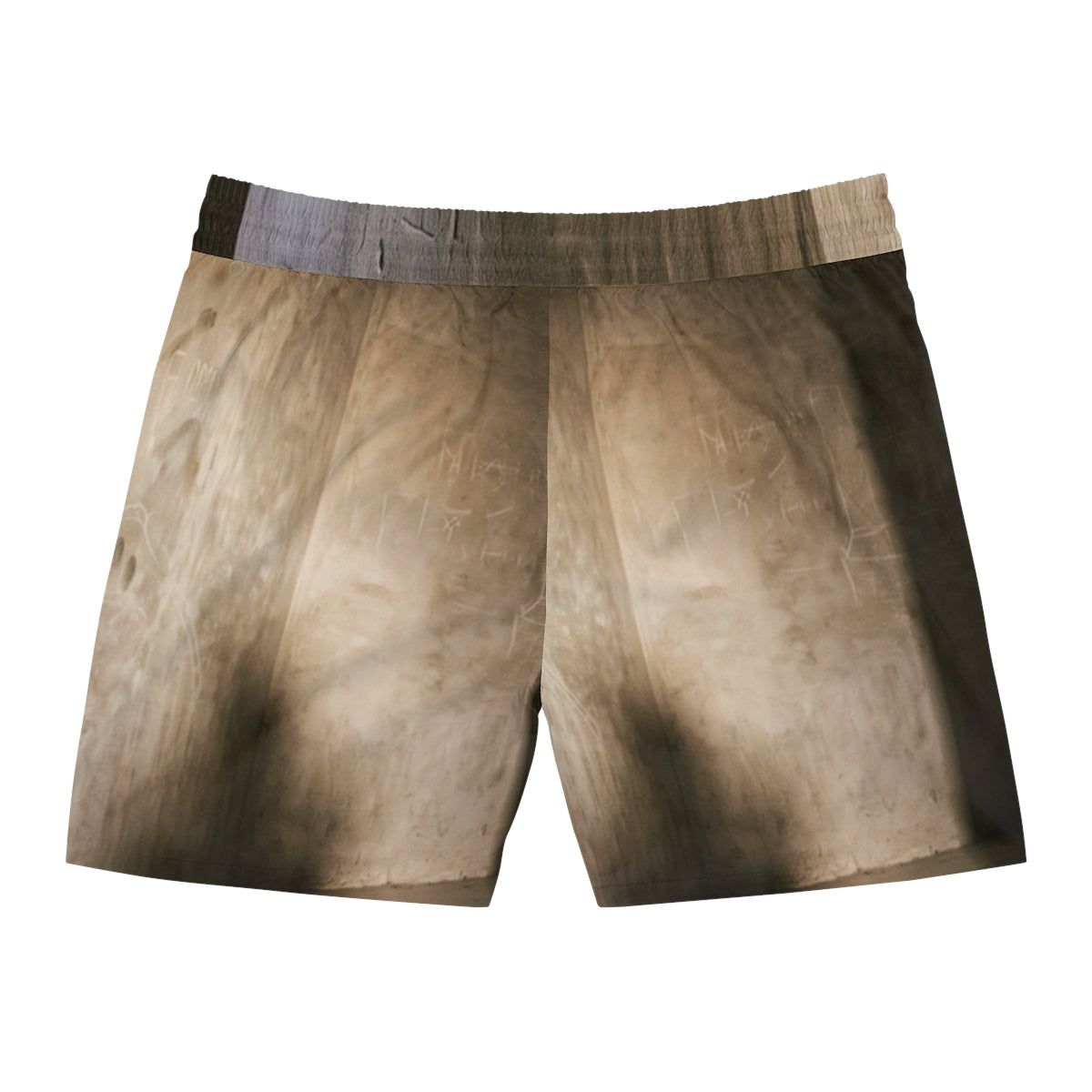 Men's Mid-Length Swim Shorts - Shadows of the Citadel moody...
