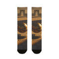 Sublimation Crew Socks - Courtyard Stone | Echovira Gallery