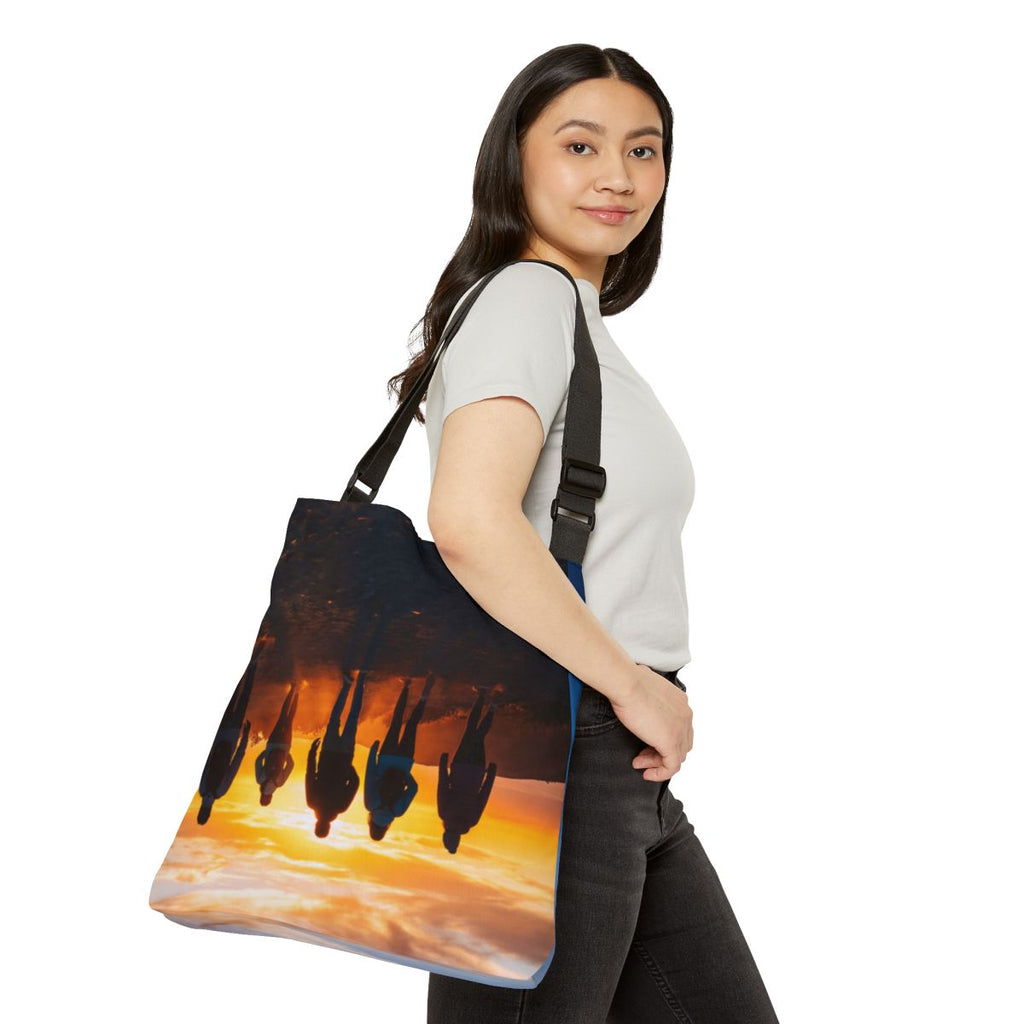 Adjustable Tote Bag - Sunset Journey
