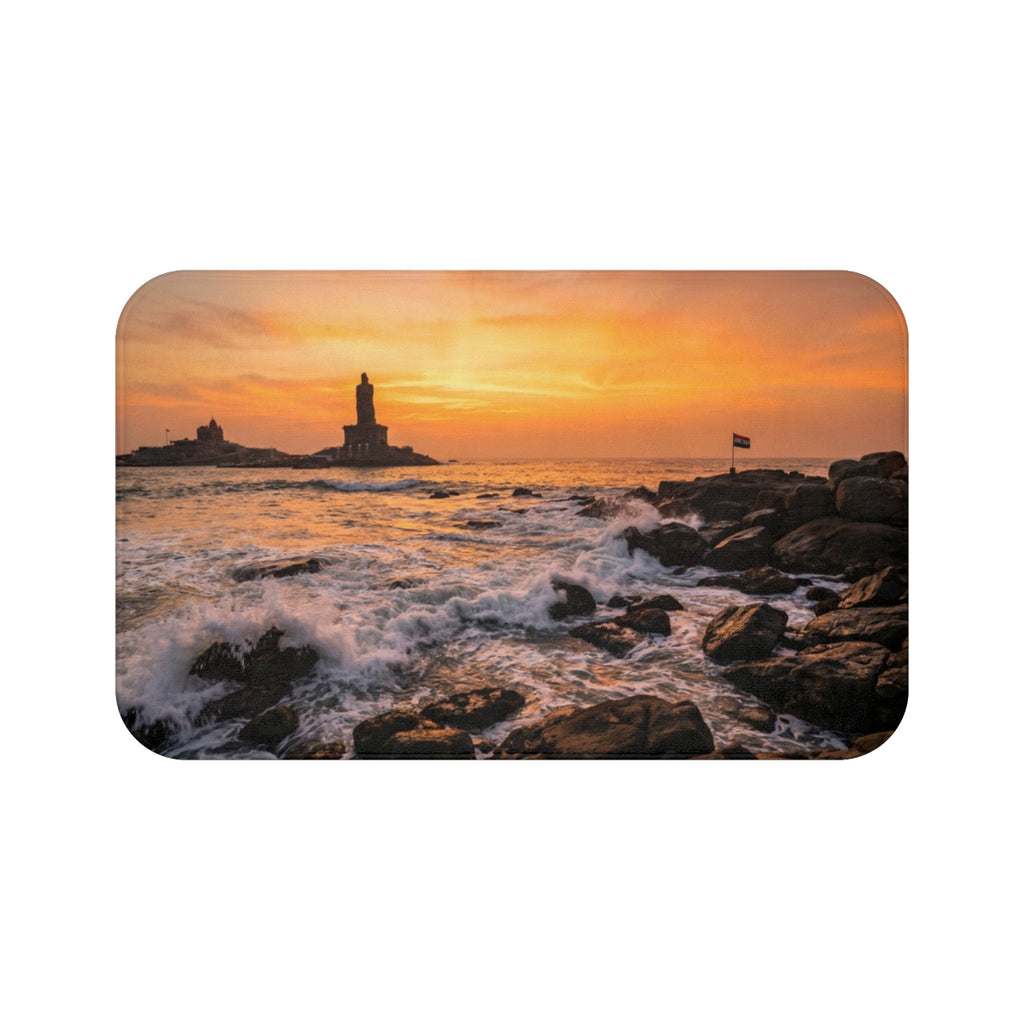 Bath Mat - Coastal Sunrise Sanctuary