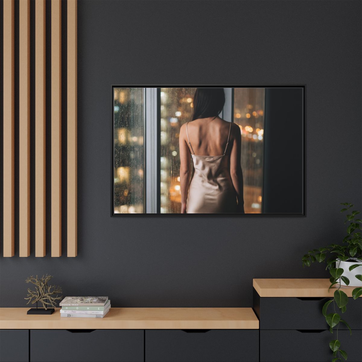 Framed Matte Canvas - Cinematic Nights