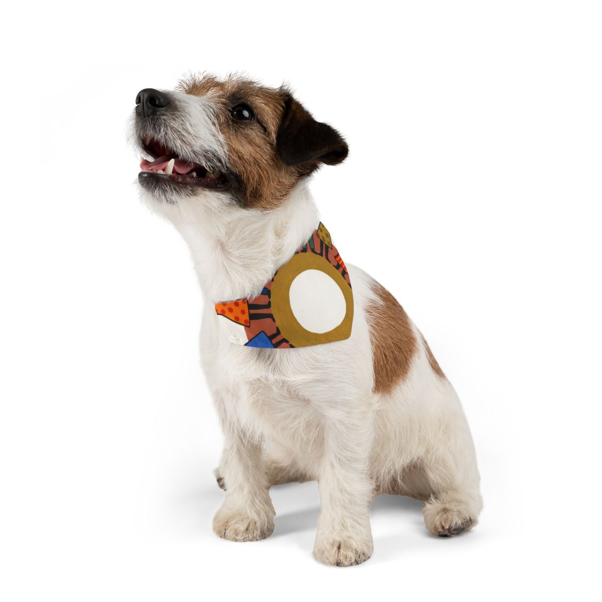 Pet Bandana Collar - Unity Mandala Folk Art | Echovira...