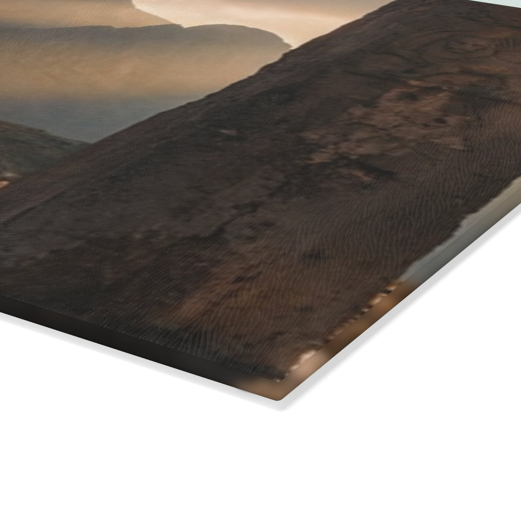 Glass Cutting Board - Mystic Monolith Ancient Persian... |...