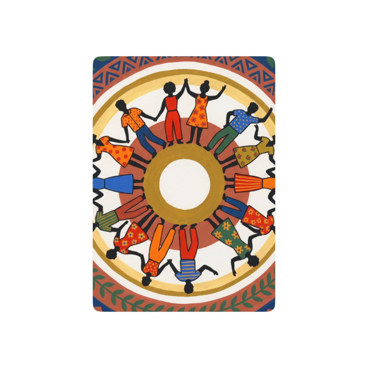 Poker Playing Cards - Unity Mandala Folk Art | Echovira...