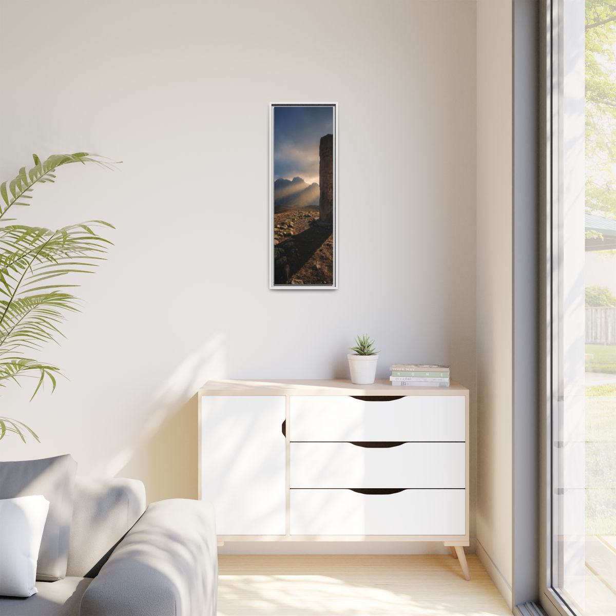 Matte Canvas, Framed - Mystic Monolith Ancient Persian... |...
