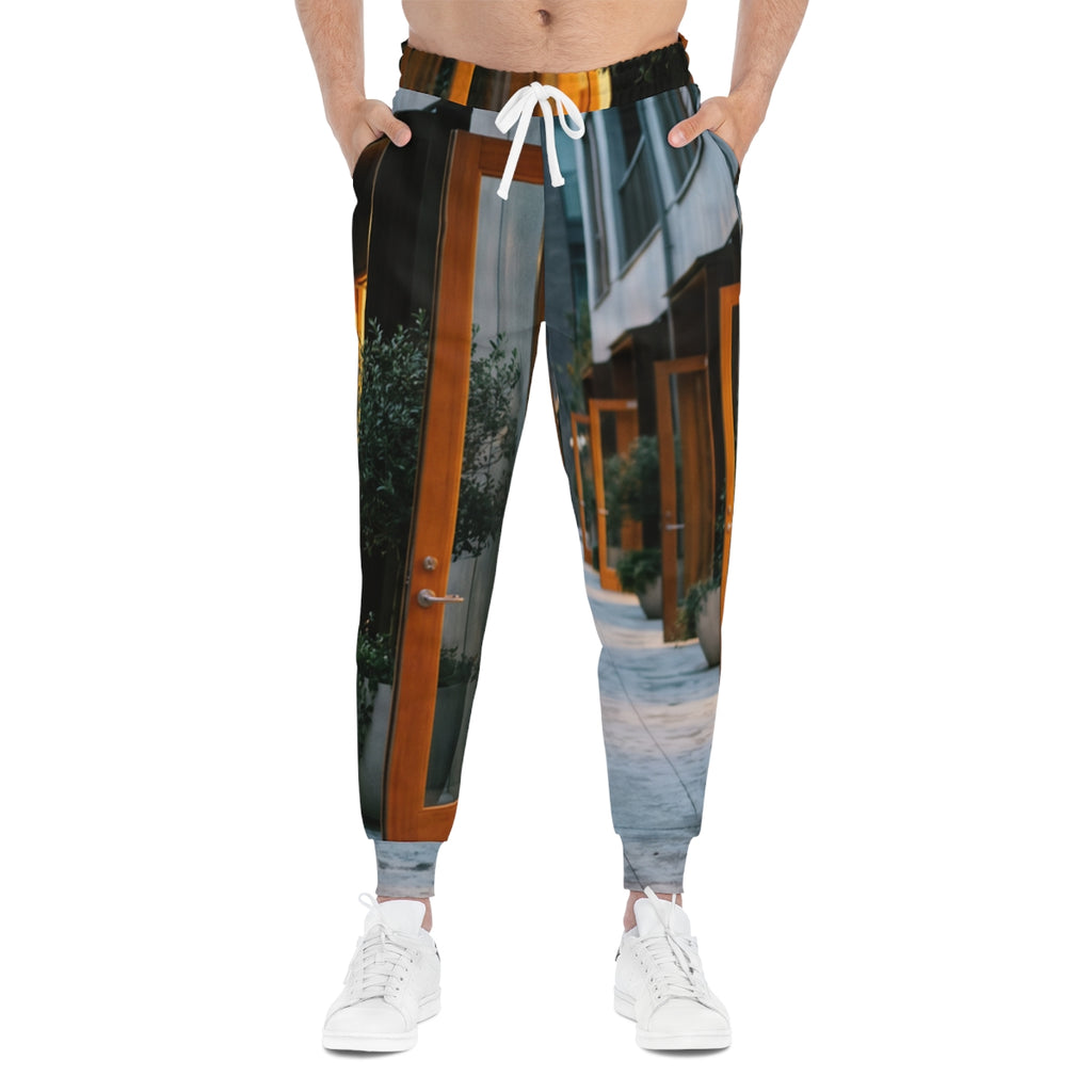 Men's Athletic Joggers - Twilight Promenade | Echovira...