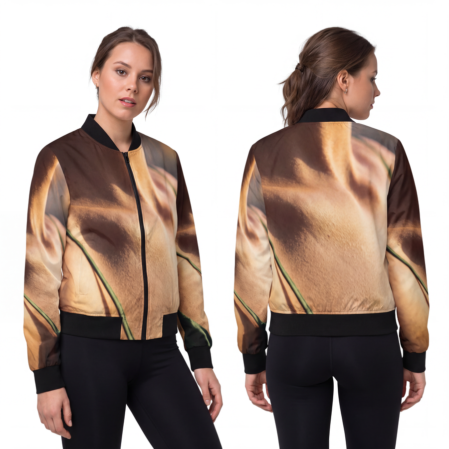 Golden Hour Bomber Jacket - Women's Emerald