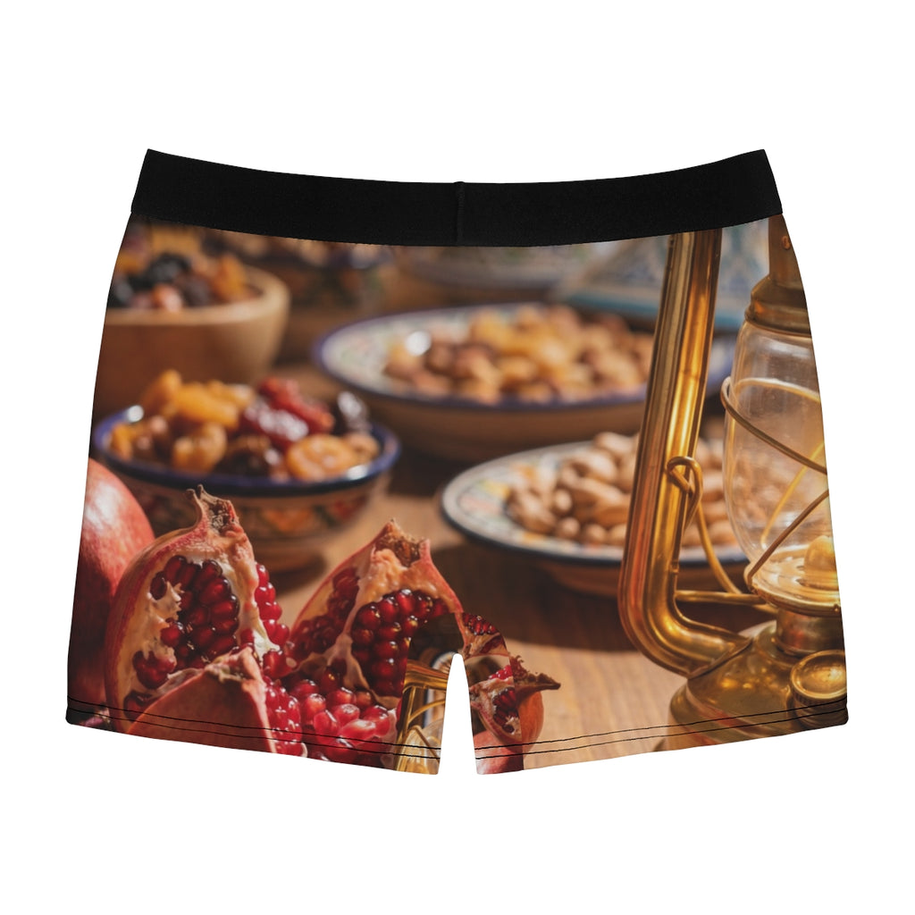 Men's Boxer Briefs - Amber Harvest Glow | Echovira Gallery