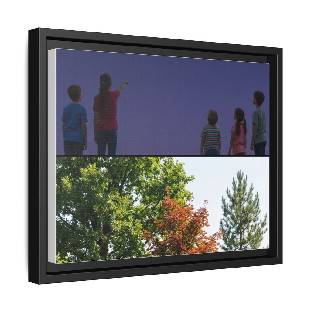 Framed Matte Canvas - Wilderness Gallery — Black / 1.25"