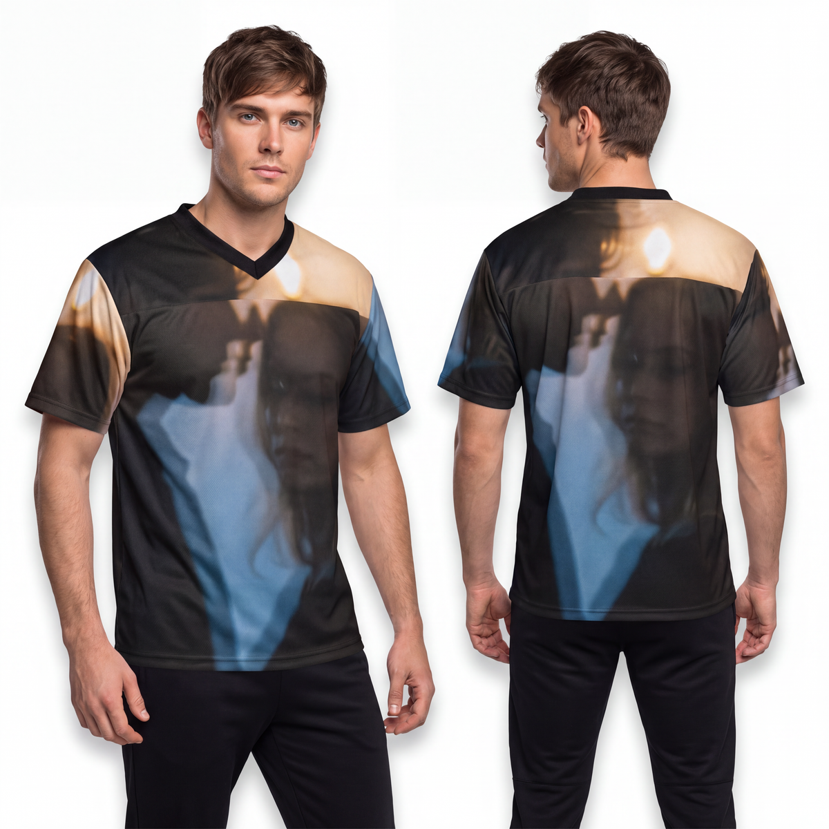 Men's Midnight Reflections Jersey - Moody Football Jersey |...