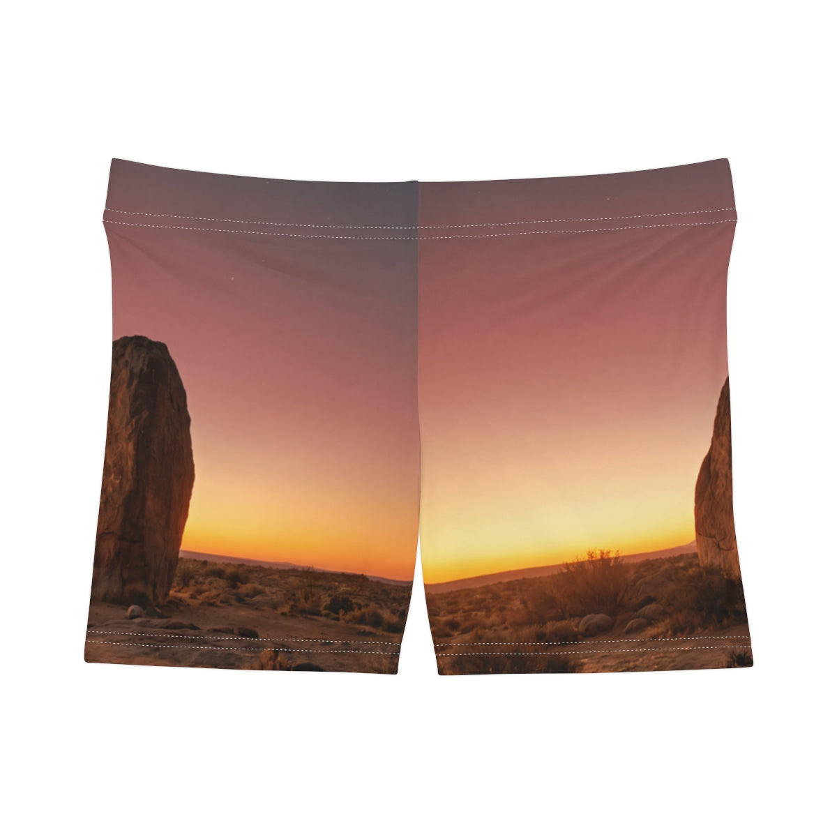Women's Shorts - Desert Sunset Casual | Echovira Gallery