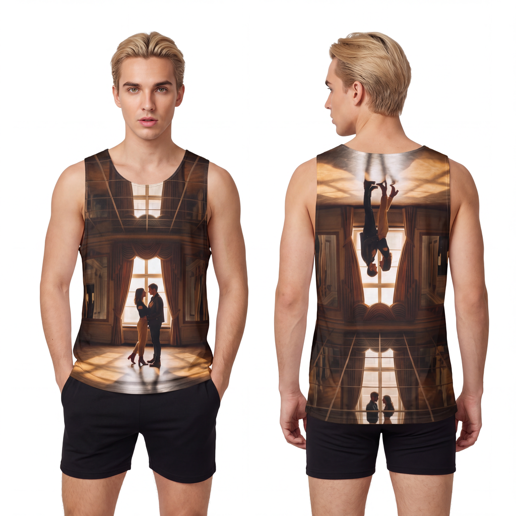 Men's Tank - Golden Hour Reflections Wall Art | Echovira...
