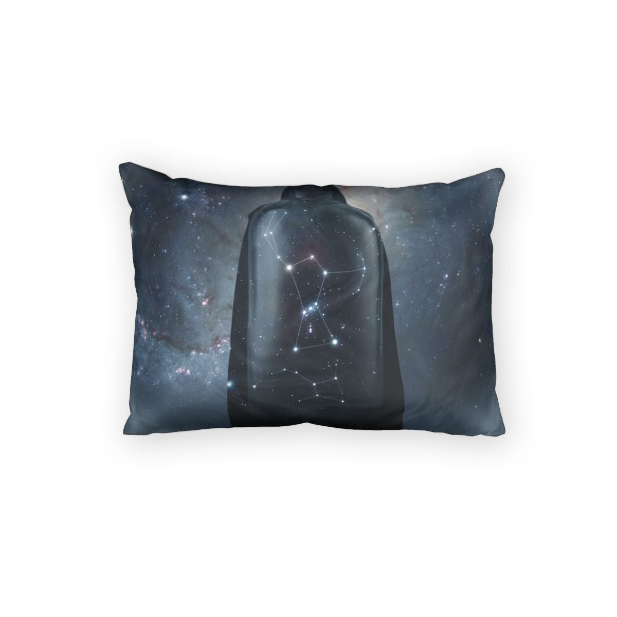 Cotton Pillow Sham - Cosmic Sentinel Orion Constellation Art...