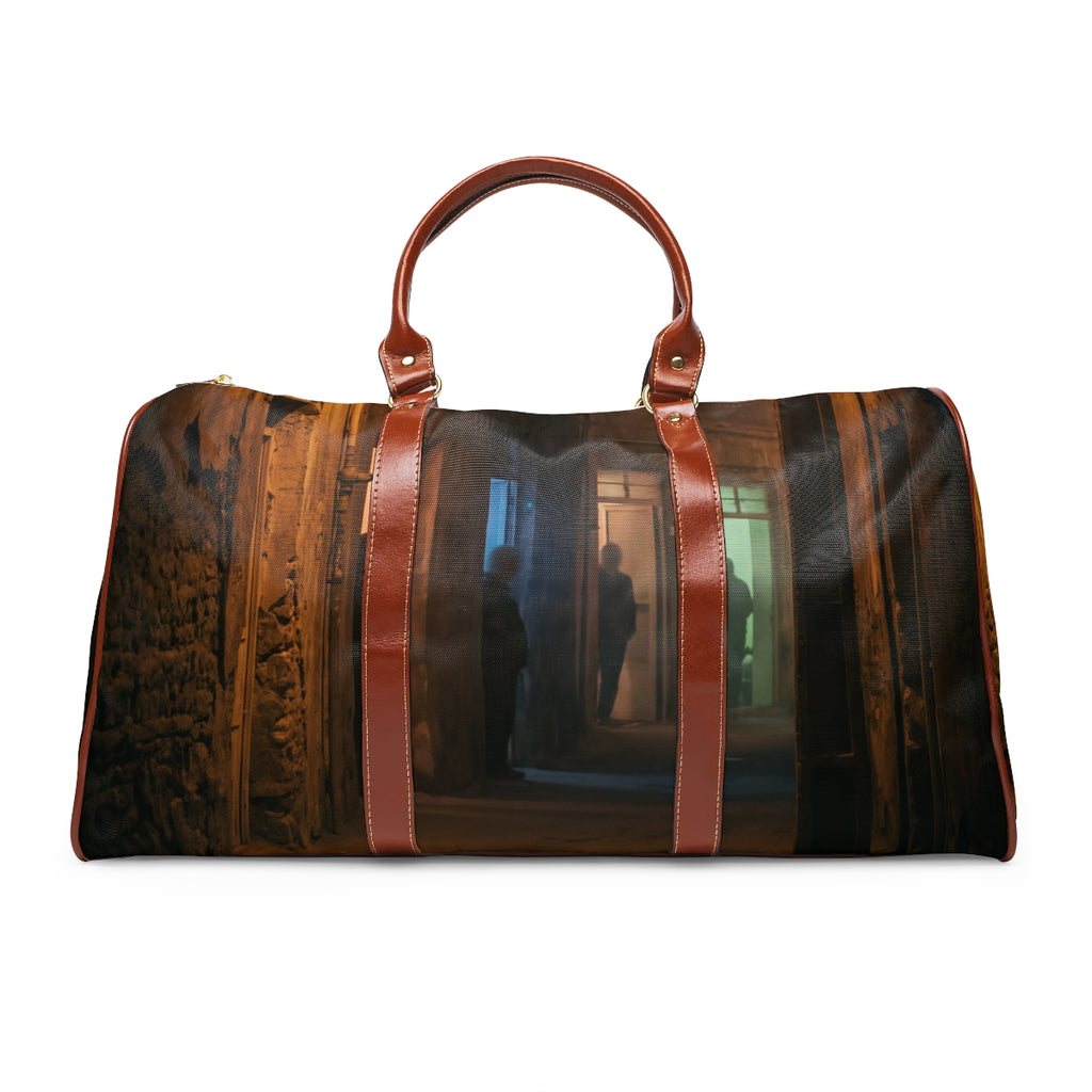 Waterproof Travel Bag - Shadowed Alleyway Mystery Art Print...