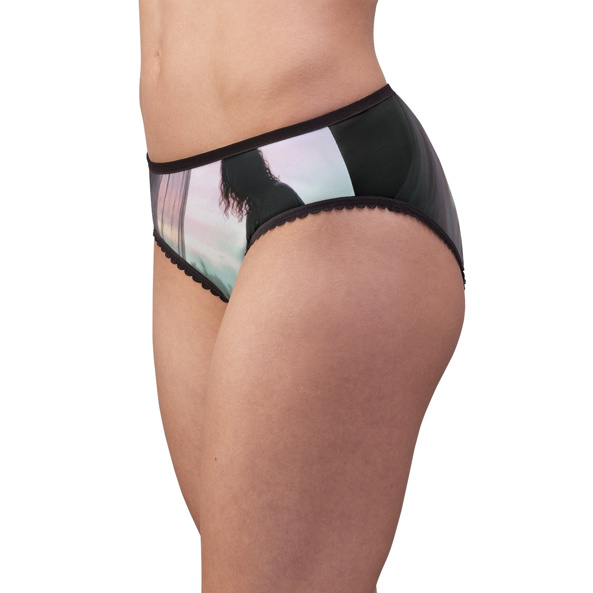 Women's Briefs - Twilight Window Reverie Silhouette Art |...