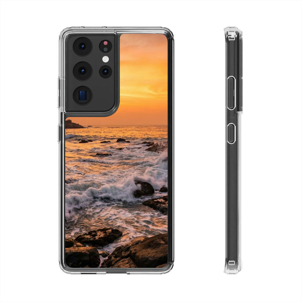 Clear Impact-Resistant Cases - Clear Phone Case - Golden...
