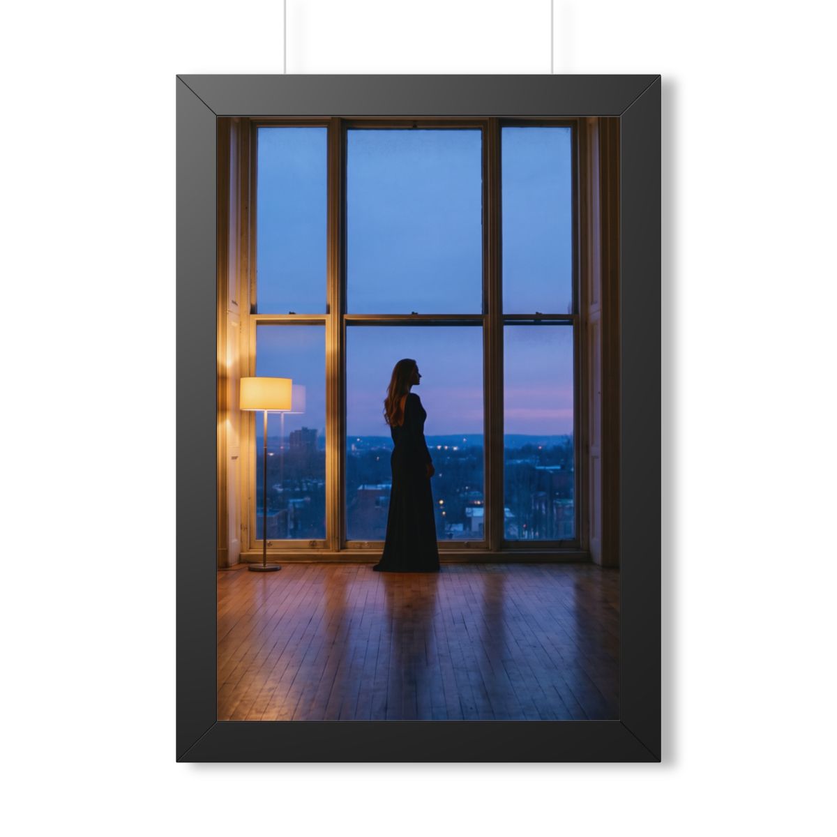 Framed Vertical Poster - Twilight Solitude — Black (11×14......