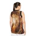 Unisex Basketball Jersey - Shattered Glow