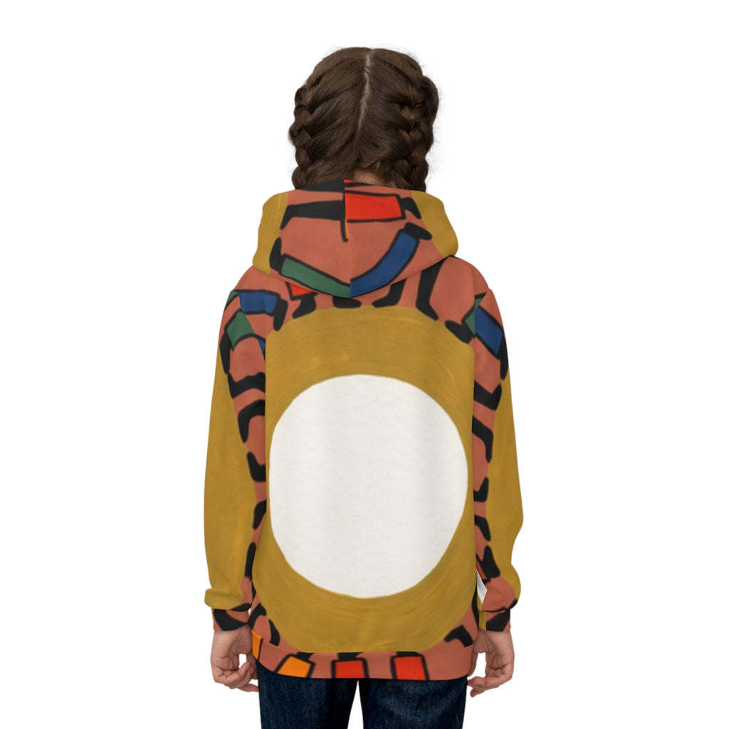 Children's Hoodie - Unity Mandala Folk Art | Echovira...