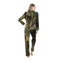 Women's Satin Pajamas - Sacred Temple | Echovira Gallery