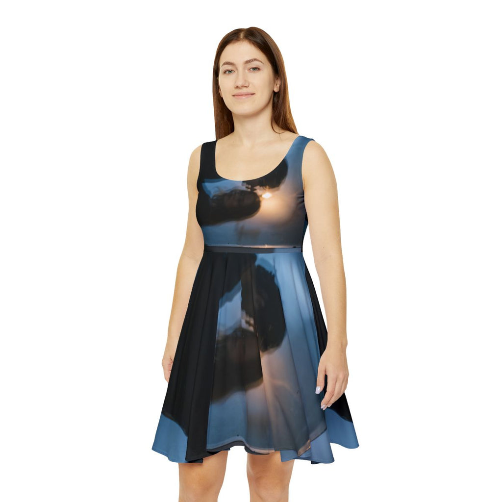 Women's Skater Dress - Midnight Reflections Dress - Moody......