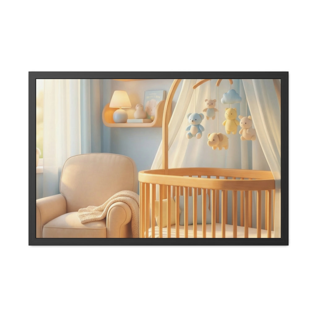 Serene Nursery Framed Posters - Room Decor — Landscape