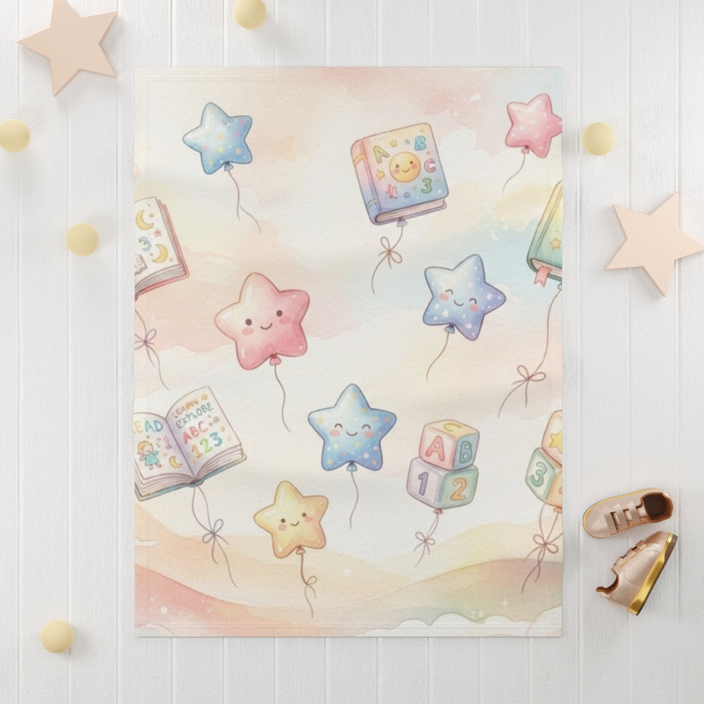 Soft Fleece Baby Blanket - Starry Cloud Snuggle | Echovira...