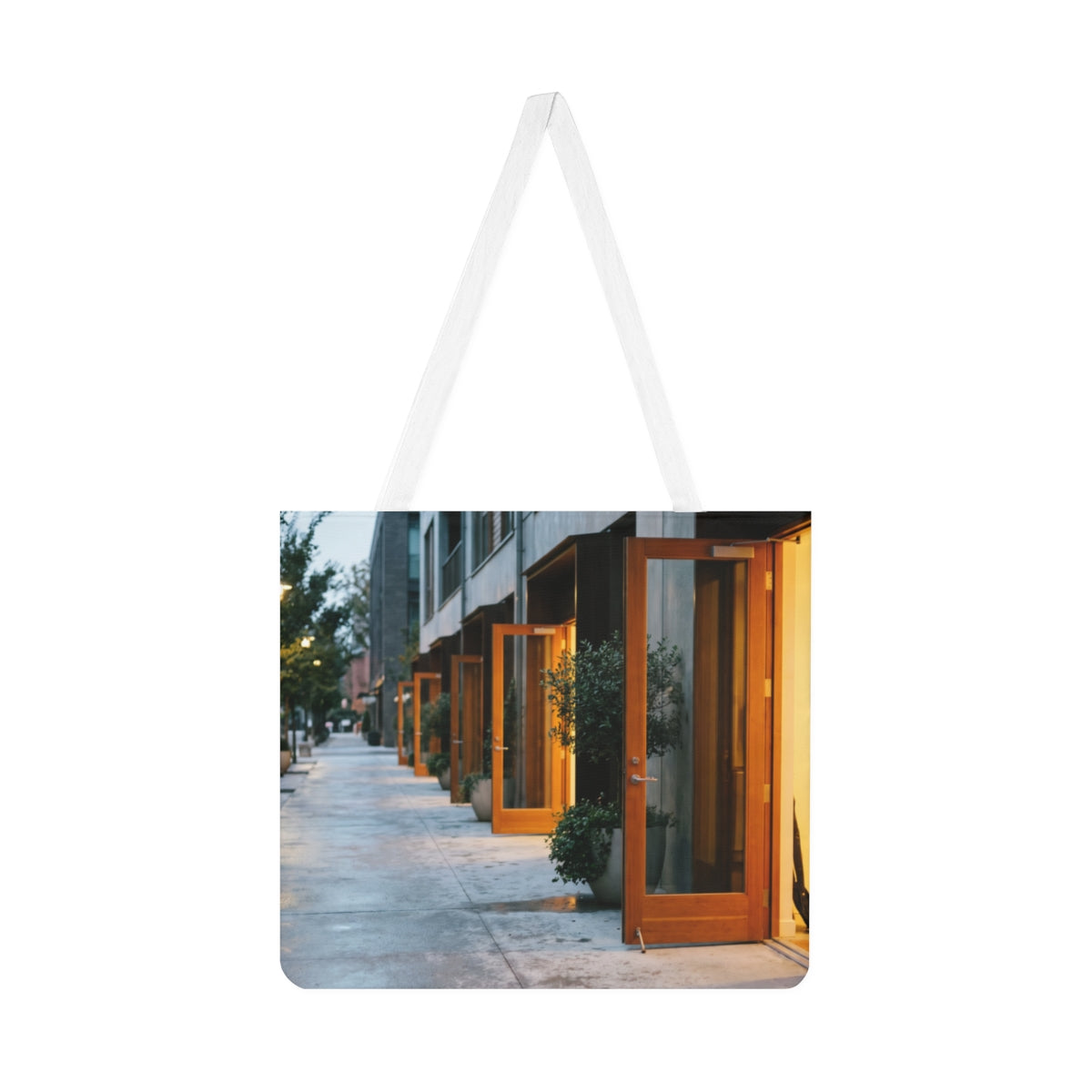 Shoulder Tote Bag - Twilight Promenade | Echovira Gallery