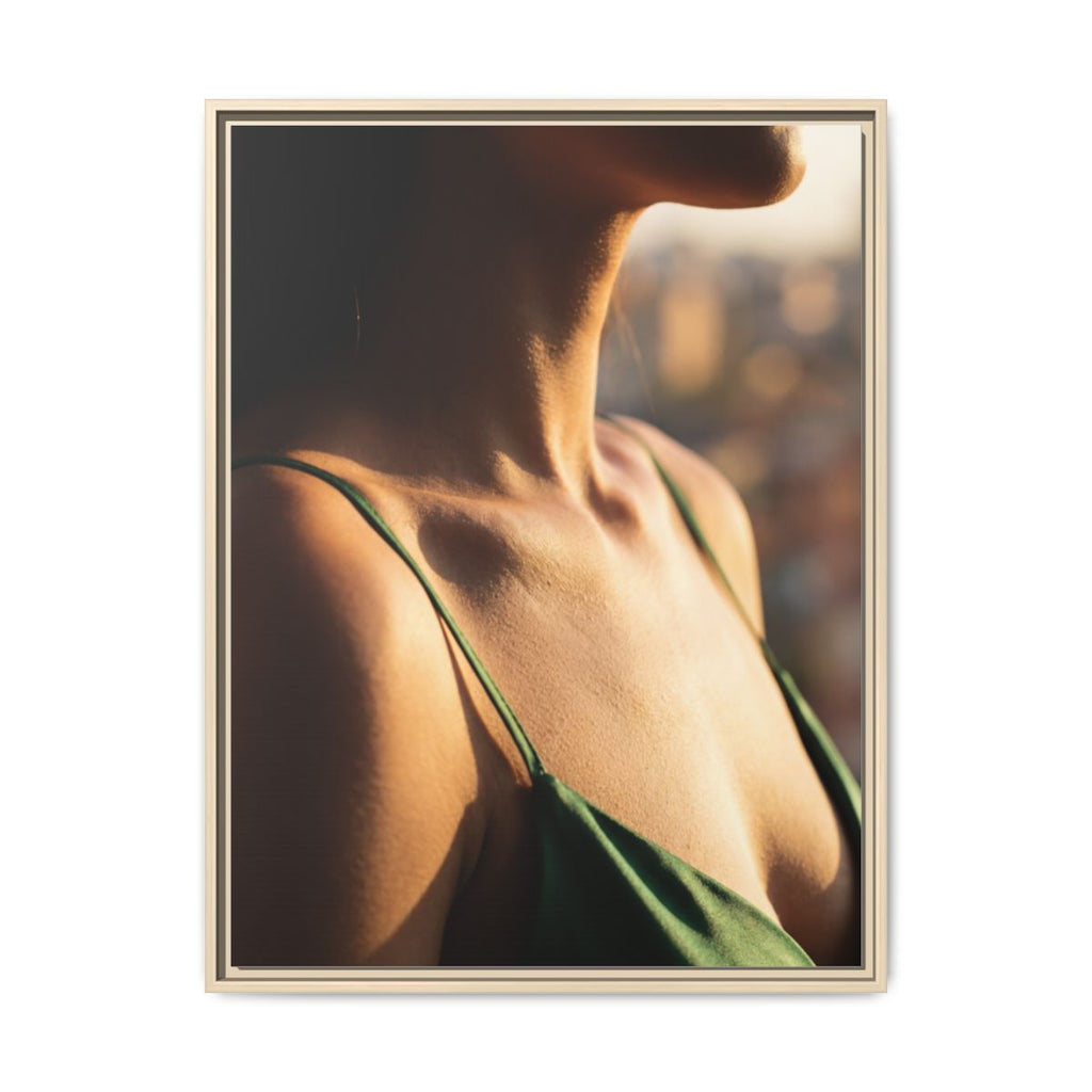 Framed Matte Canvas - Sunlit Muse