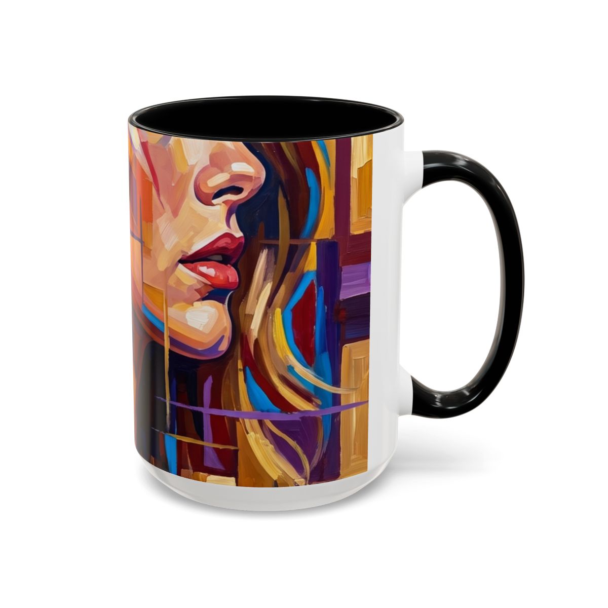 Accent Coffee Mug - Shattered Elegance | Echovira Gallery
