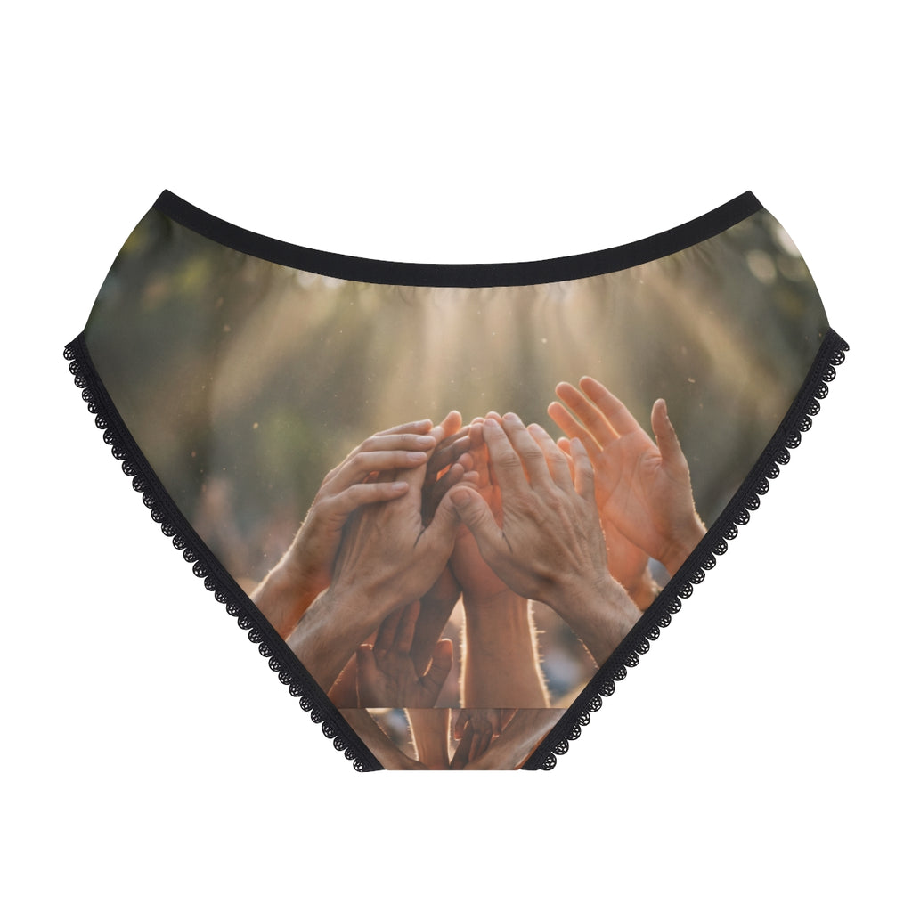 Women's Briefs - Golden Rays of Unity Wall Art | Echovira...
